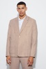 Boucle Houndstooth Oversized Blazer