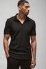 Slim Textured Revere Polo