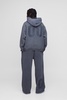 Oversized Boxy Homme Washed Hooded Tracksuit