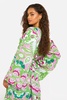 Mixed Print Twist Front Crop