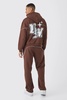 Oversized Boxy Print Tracksuit