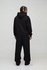 Oversized Boxy Varsity Print Hoodie