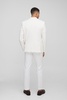 Straight Fit Wrap Detail Suit Jacket