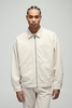 Oversized Croc Faux Suede Collared Carpenter Worker Jacket