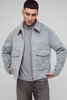 Tall Wool Blend Smart Zip Up Regular Fit Cargo Jacket
