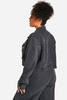 Plus Distressed Detail Denim Jacket 