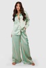 Oversized Stripe Pajama Set