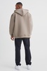 Oversized Zip Through Bonded Scuba Hoodie