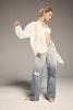 Basics 32 Inch Leg Ripped Knee Boyfriend Jeans