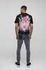 Boxy Large Scale Gothic Print T-shirt