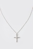 Glass Cross Necklace