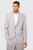 Relaxed Fit Single Breasted Suit Jacket