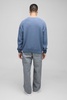 Boxy Fit Cable Knit Crew Neck Sweater
