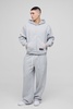 Oversized Boxy Official Zip Through Hooded Tracksuit