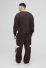 Oversized Boxy Colour Block Homme Embroidered Sweatshirt tracksuit