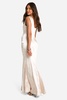 Satin Twist Strap Maxi Dress