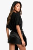 Diamante Trim Taffeta Bow Skirt