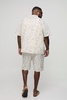 Plus Oversized Floral Applique Shirt & Short Set