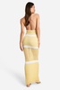 Tall Crochet Beach Halterneck Stripe Maxi Dress