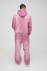 Oversized Official Spray Wash Zip Hooded Tracksuit
