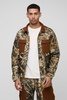 Regular Twill Forest Camo & Cord Jacket