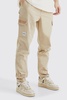 Tall Elastic Comfort Felt Detail Cargo Pants