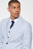 Slim Single Breasted Micro Plaid Suit Jacket
