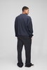 Slim Fit Flared Ribbed Cross Knitted Sweatpants