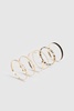 Leopard and Gold Bangle 6 Pack