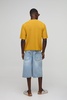 Regular Fit Waffle Raw Trim Knitted T-Shirt