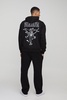 Oversized Nirvana License Printed Hoodie