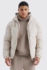 Pleated Puffer With Hood