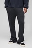 Slim Fit Flared Ribbed Cross Knitted Sweatpants