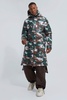 Camo Transparent Longline Puffer