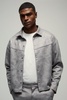 Oversized Antique Suedette Shirt Jacket