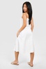 Petite Eyelet Button Detail Midi Dress