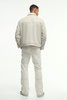 Faux Suede Harrington Jacket In Stone