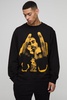 Oversized Extended Neck Tupac License Sweat