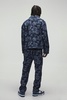 Oversized Floral Denim Jacquard Shirt