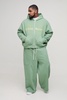 Plus Oversized Boxy Seam Detail Limited Hooded Wide Fit Tracksuit