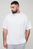 Plus Oversized Extended Neck T-shirt