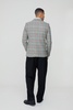 Slim Single Breasted Plaid Suit Jacket