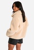Petite Teddy Mixed Faux Fur Aviator