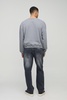Boxy Varsity Contrast Embroidered Sweatshirt