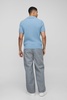 Regular Fit Ribbed Revere Knitted Polo