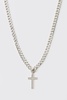 Black Silver Chain Necklace
