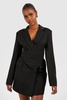 Corset Waist Detail Blazer Dress