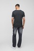 Slim Fit Contrast Waffle Ringer T-Shirt