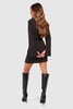 Fitted Corset Waist Tailored Blazer Dress