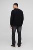 Relaxed Mock Neck Knitted Sweater